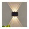 LED solární nástěnné světlo WL917, černá