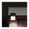 LED solární světlo WO785-1 se senzorem, černá