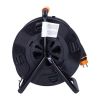 Prodlužovací kabel na bubnu 4Z pro venkovní využití - 25m, černá