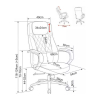 Kancelářské křeslo Seta, černá